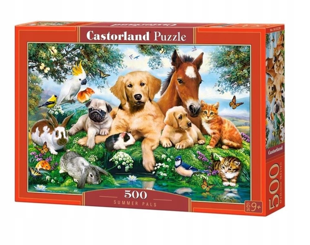 

Puzzle 500 Summer Pals Castor, Castorland