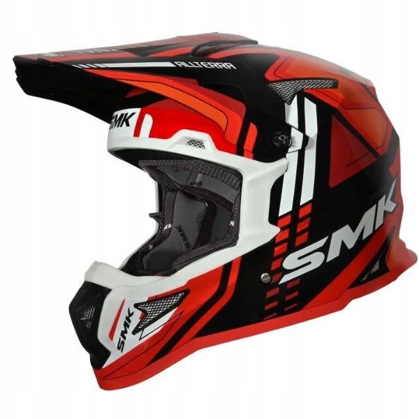 Off-roadová prilba Smk Allterra X-Sprint farba biela/ča Smk SMK0117/25/GL231/XL