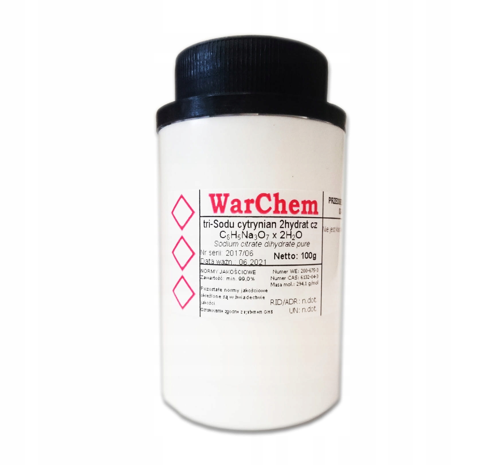 

Cytrynian Sodu 100g Warchem [54744]