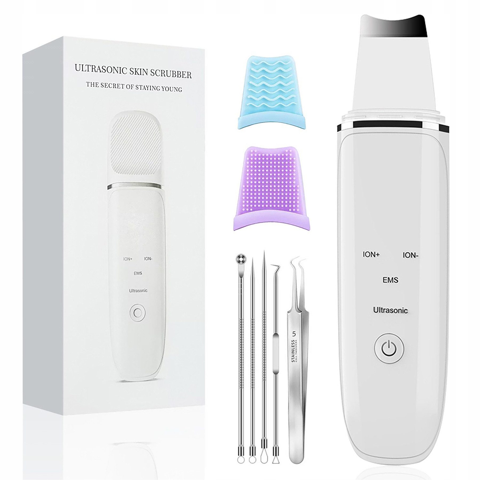 Ultradźwiękowy Skin Scrubber do usuwania zaskórników i zanieczyszczeń