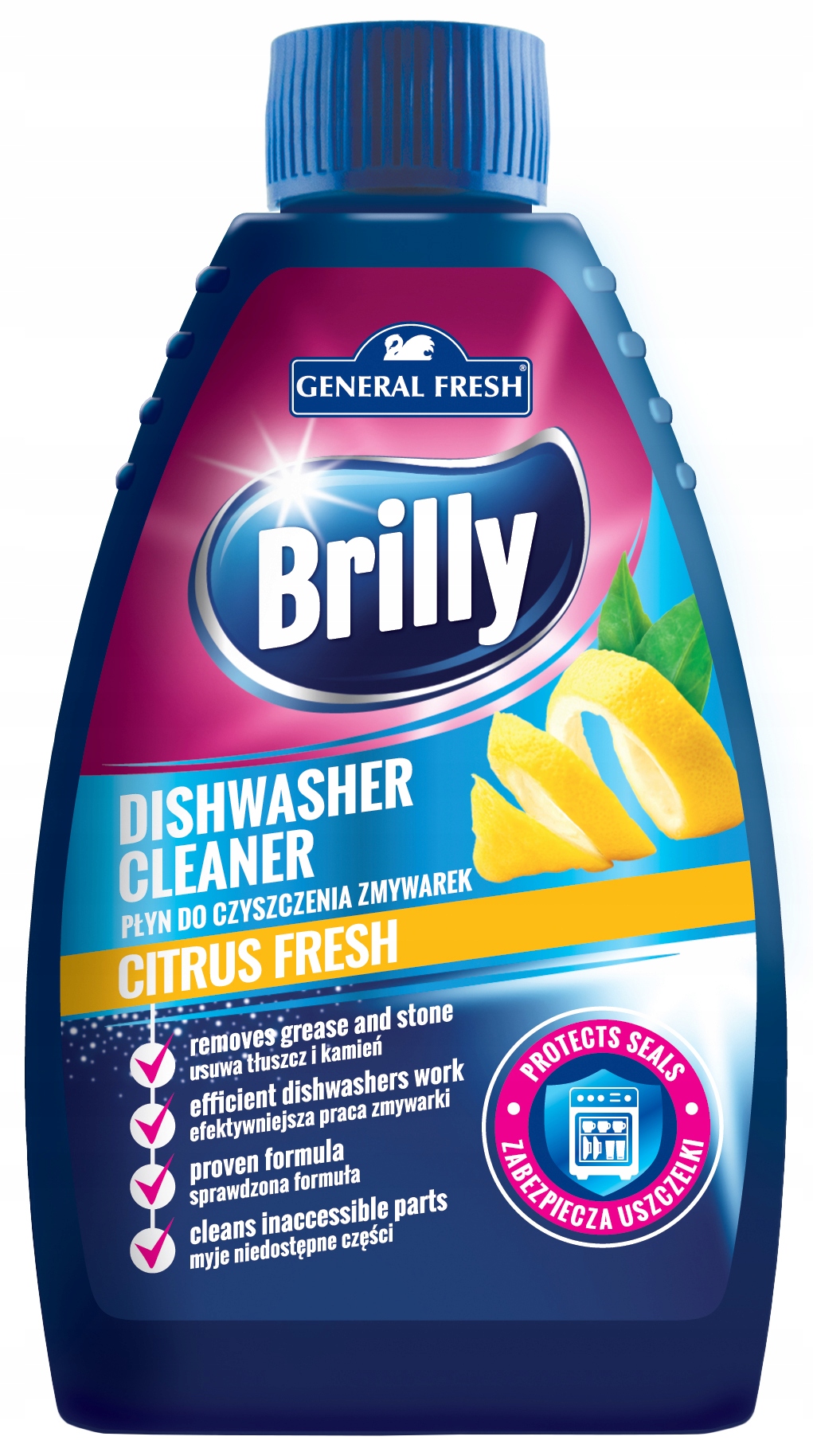 

Brilly płyn do czyszczenia zmywarek250ml cytrynowy