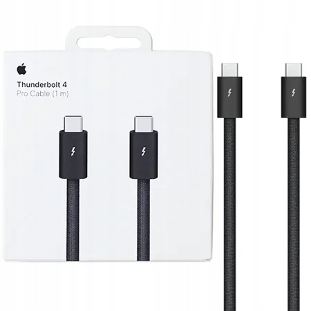Originální Kabel Apple Thunderbolt 4 Pro Usb-c MacBook 1 m Černý