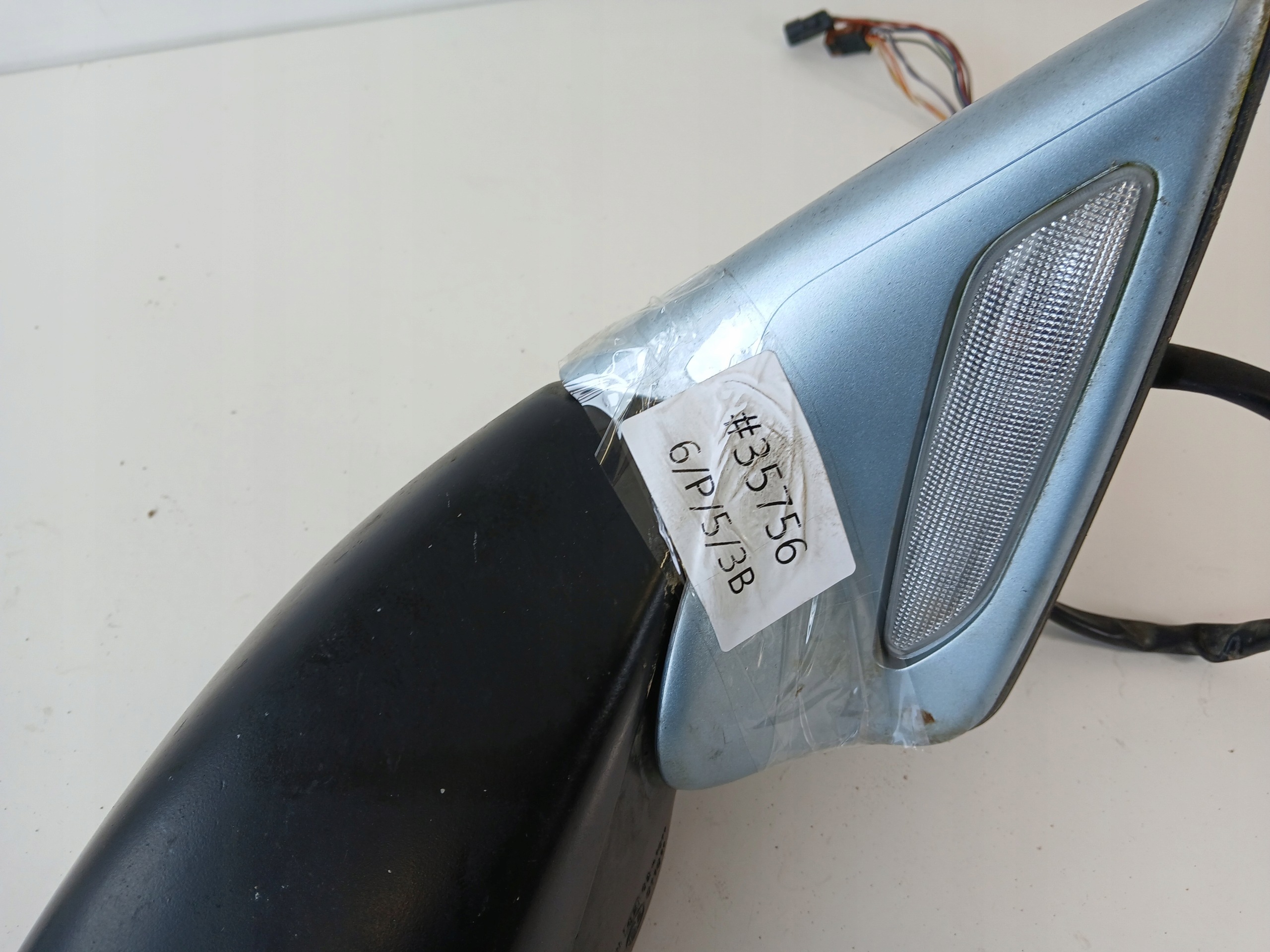 FIAT ULYSSE LIFT mirror right black, 13 PIN