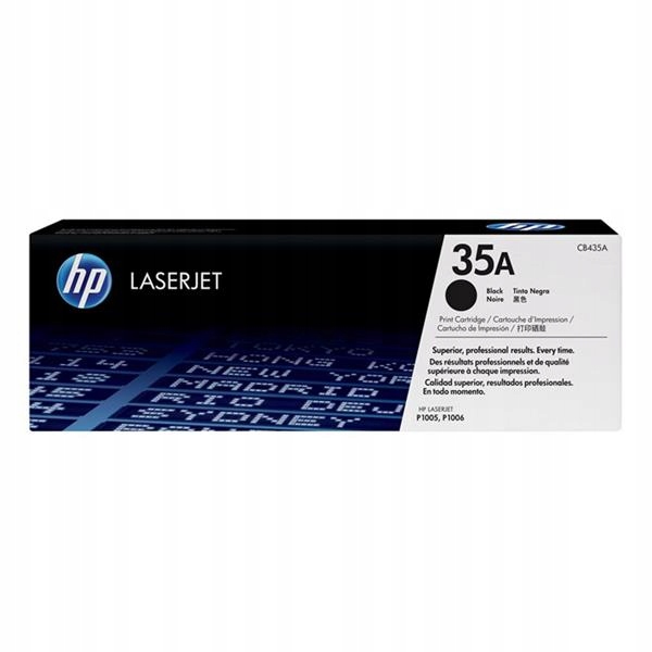 Originální černý toner Hp LaserJet P1005, P1006 (35A CB435A)