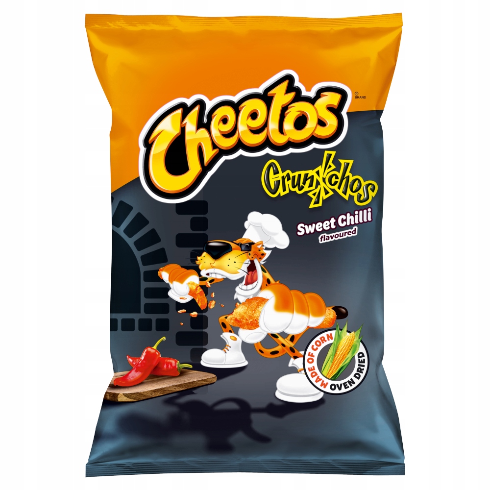 Cheetos Crunchos Chrupki Kukurydziane O Smaku Słodkie Chilli 95 G