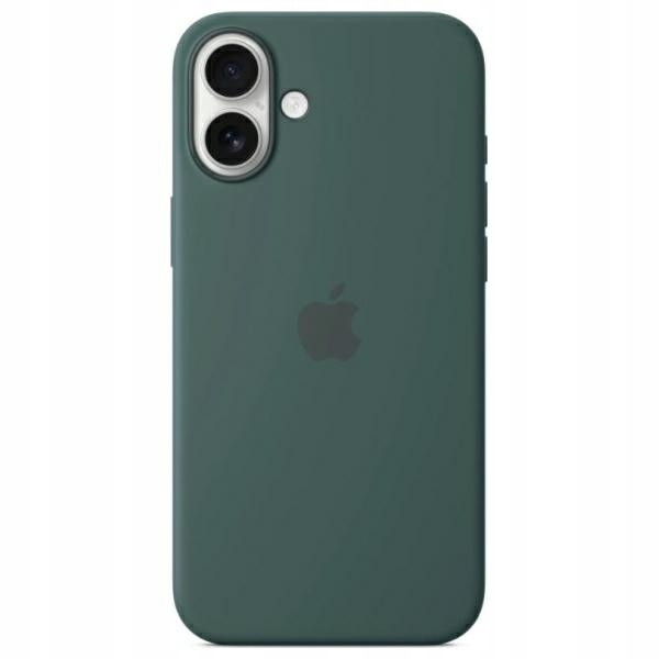 Pouzdro pro iPhone 16 Plus MagSafe zelené Silicone Case
