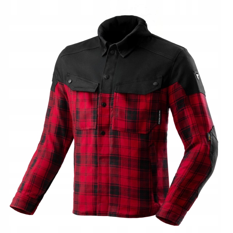 Pánska košeľa s kapucňou Rebelhorn Shifter Black/red motocyklová Darčeky