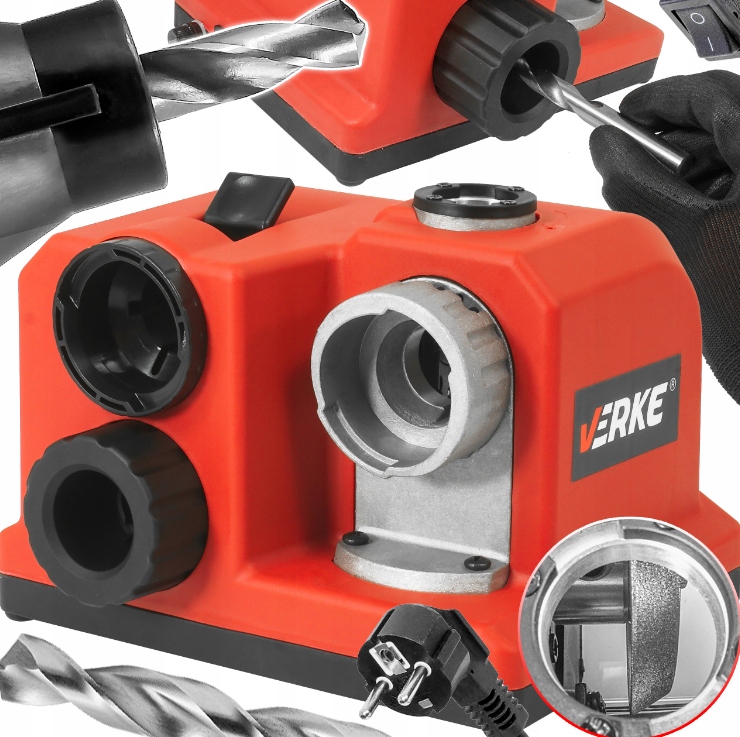 ТОЧИЛКА ДЛЯ СВЕРЛ 3-13 ММ ЭЛЕКТРИЧЕСКАЯ ПРОФЕССИОНАЛЬНАЯ МОЩНАЯ 80 ВТ