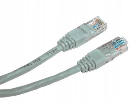 PremiumCord Patch cable UTP RJ45-RJ45 CAT6 3m grey kabel sieciowy