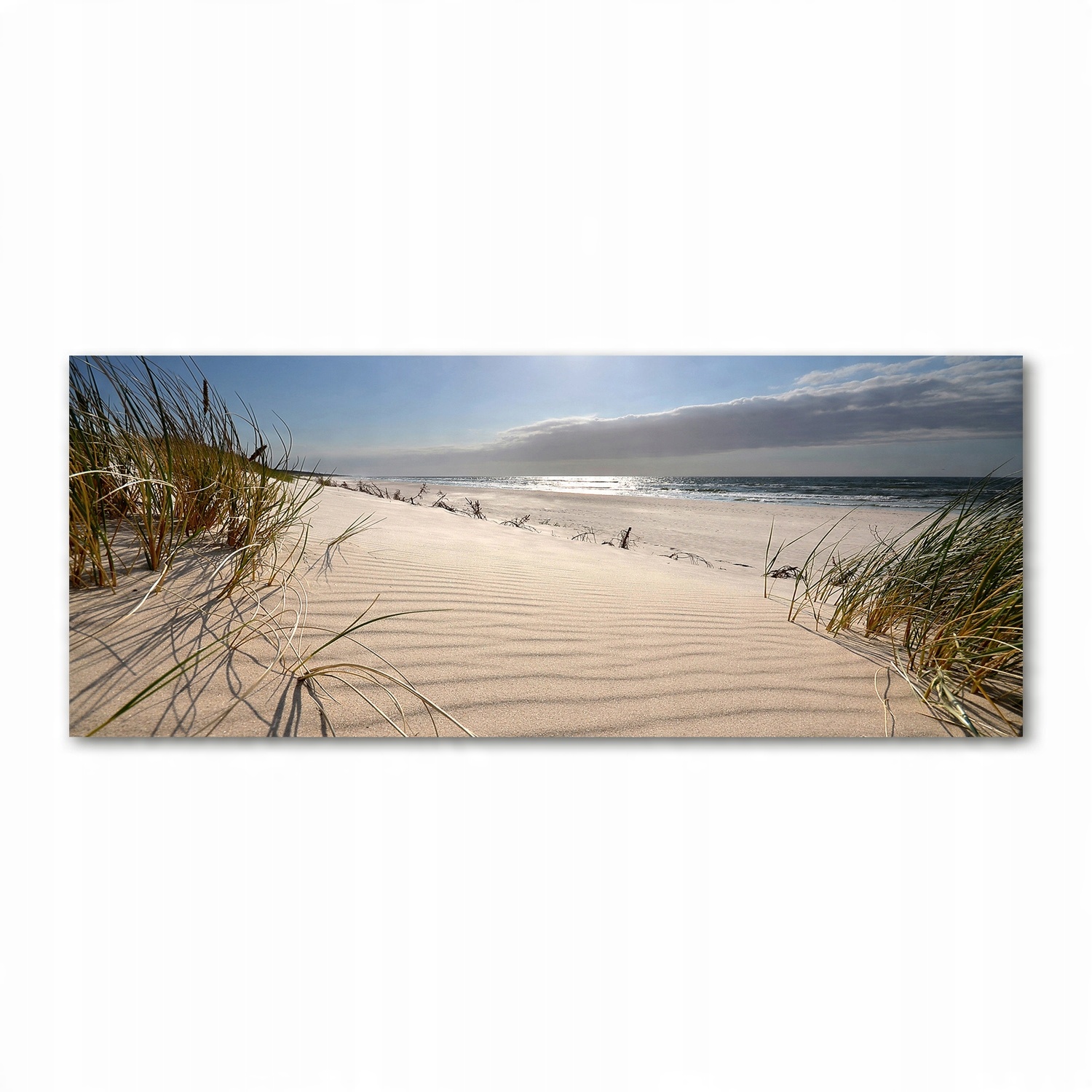 

Foto obraz akryl zdjęcie Mrzeżyno plaża 125x50 cm