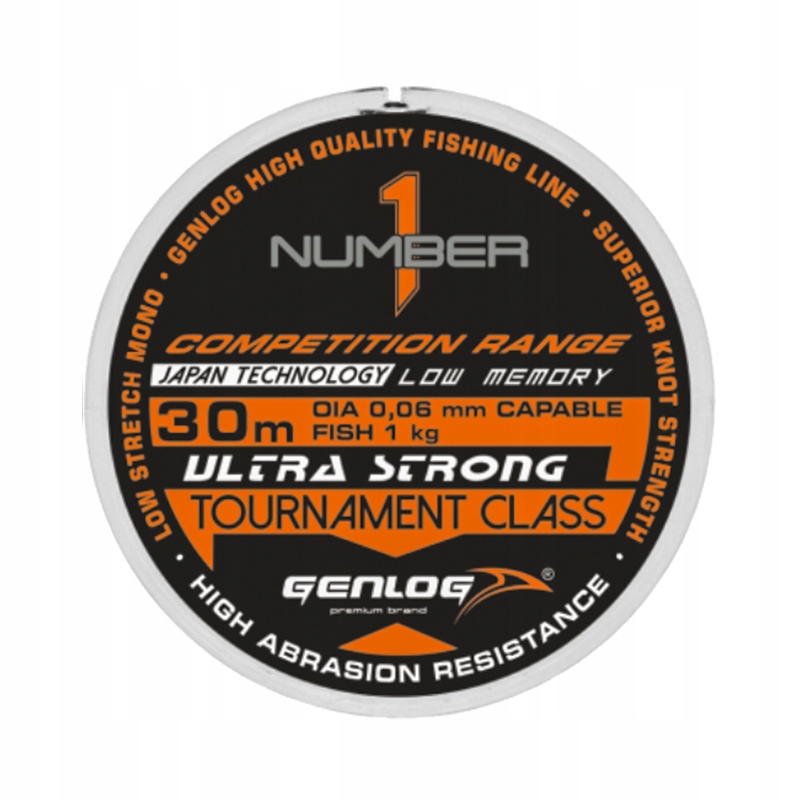 ŻYŁKA NUMBER ONE TOURNAMENT CLASS  0,06mm NK