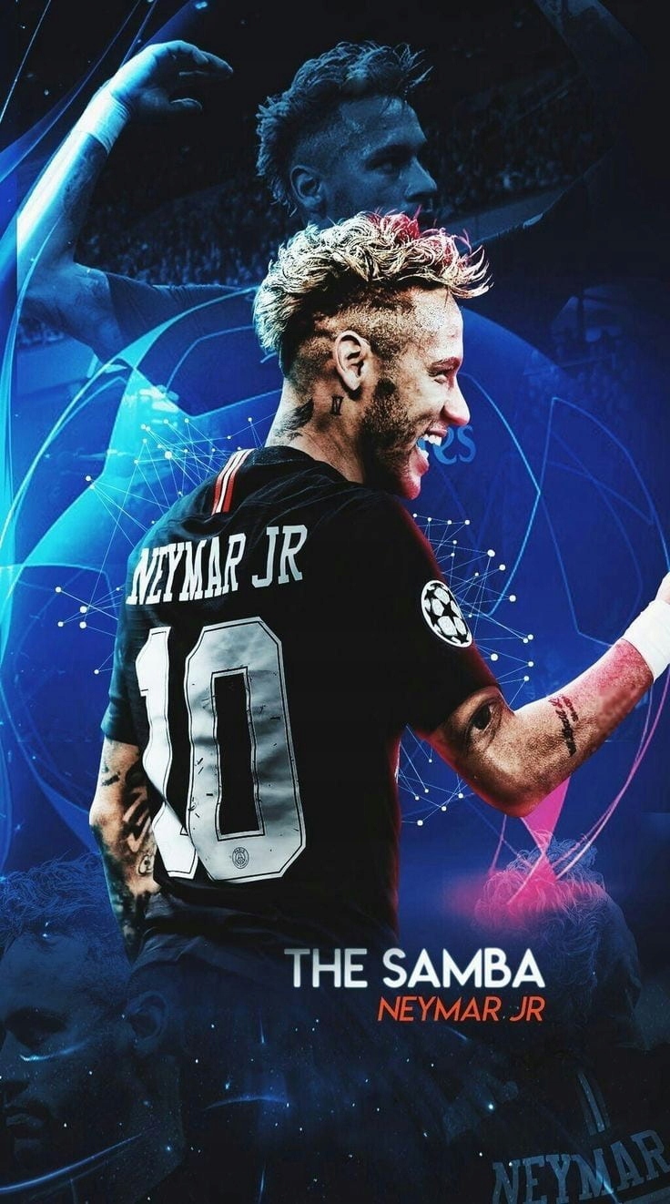Fotbalový plakát Neymar JR PSG Barcelona 90x60 cm za 185 Kč Leszno - Allegro - (12222883622)