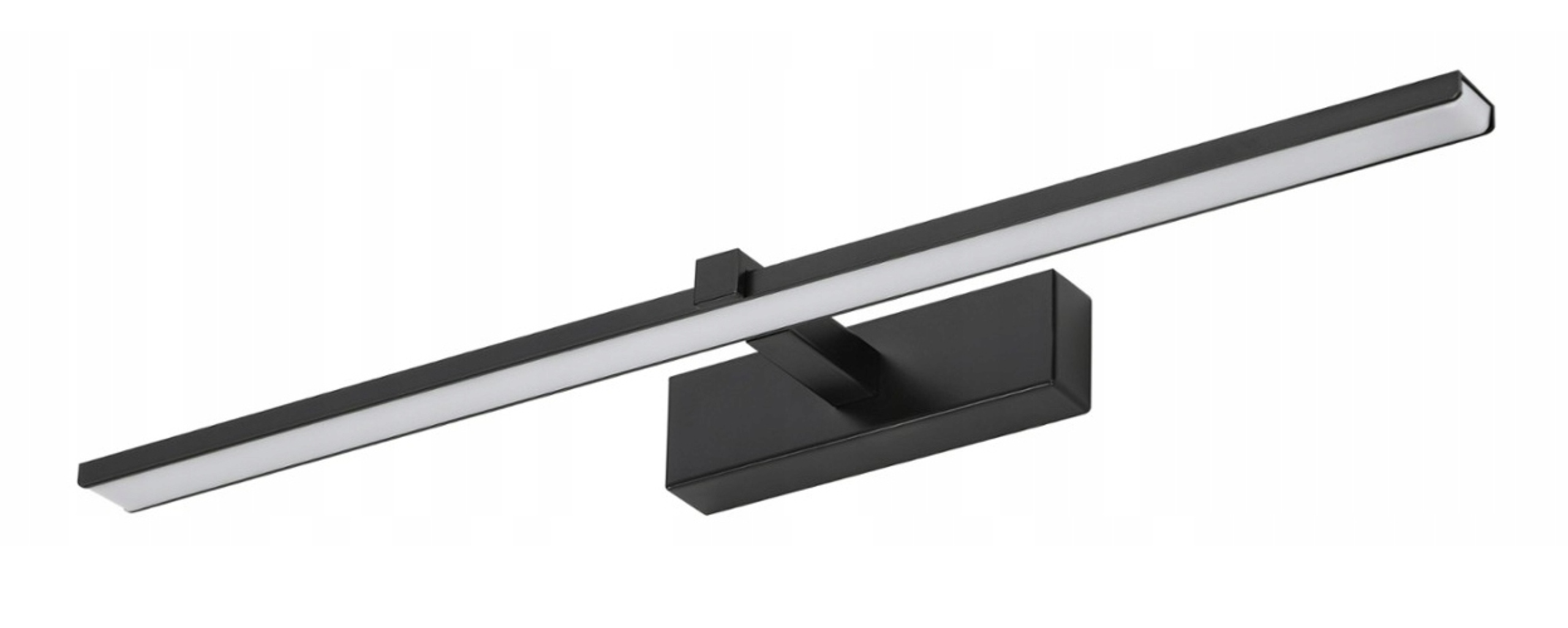 Kinkiet Led Łazienkowy Lampa Nad Lustro 8W 40cm Czarna Venus 4200K 580lm