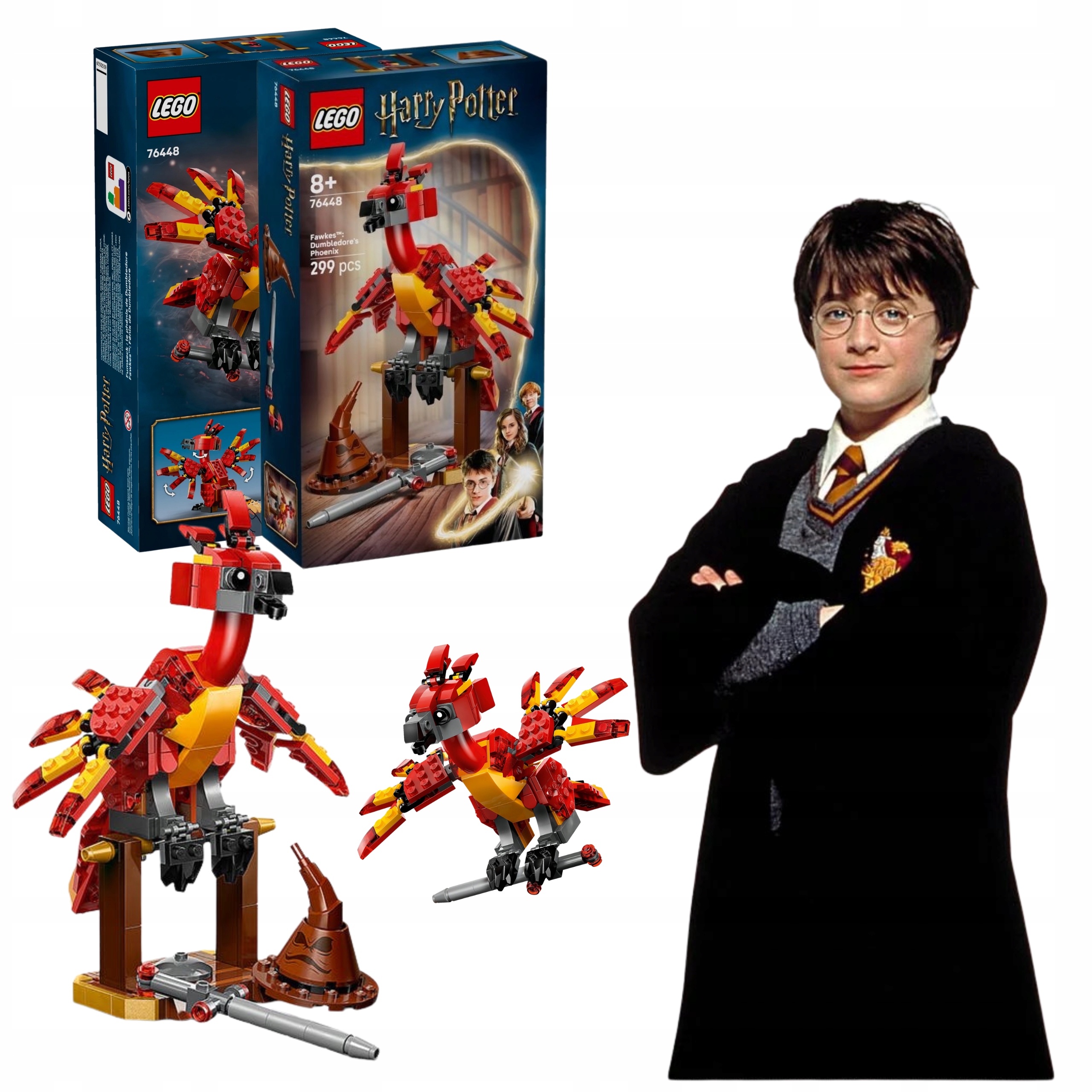 Lego Zestaw Harry Potter Fawkes Feniks Dumbledore’a Figurka Z Klocków Film