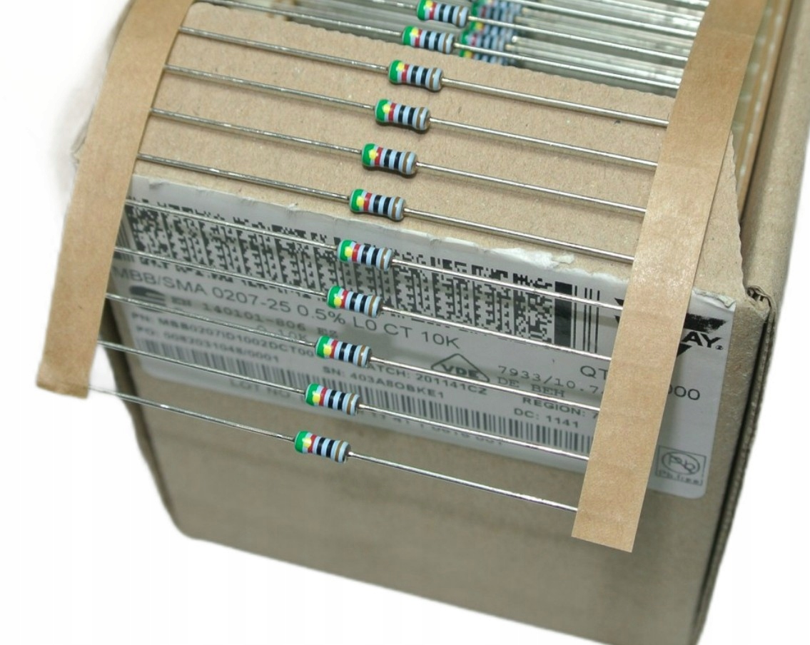 10K 0.5% 25ppm 0.6W rezystor metalizowany Vishay MBB0207ID1002DCT00 _[5szt]