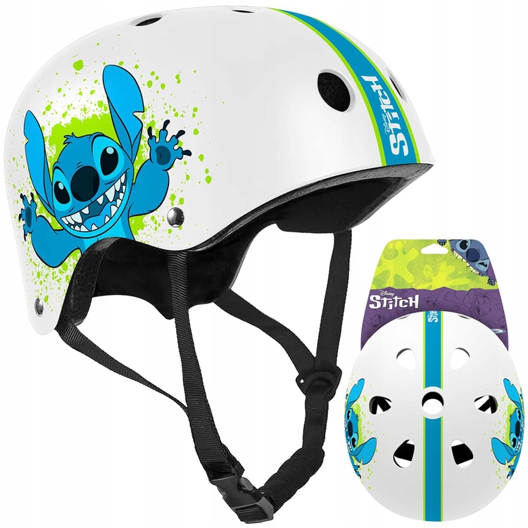 Фото - Захист для активного відпочинку Stamp Regulowany kask M dla dzieci na rower hulajnogę rolki Disney Stitch SP0844 