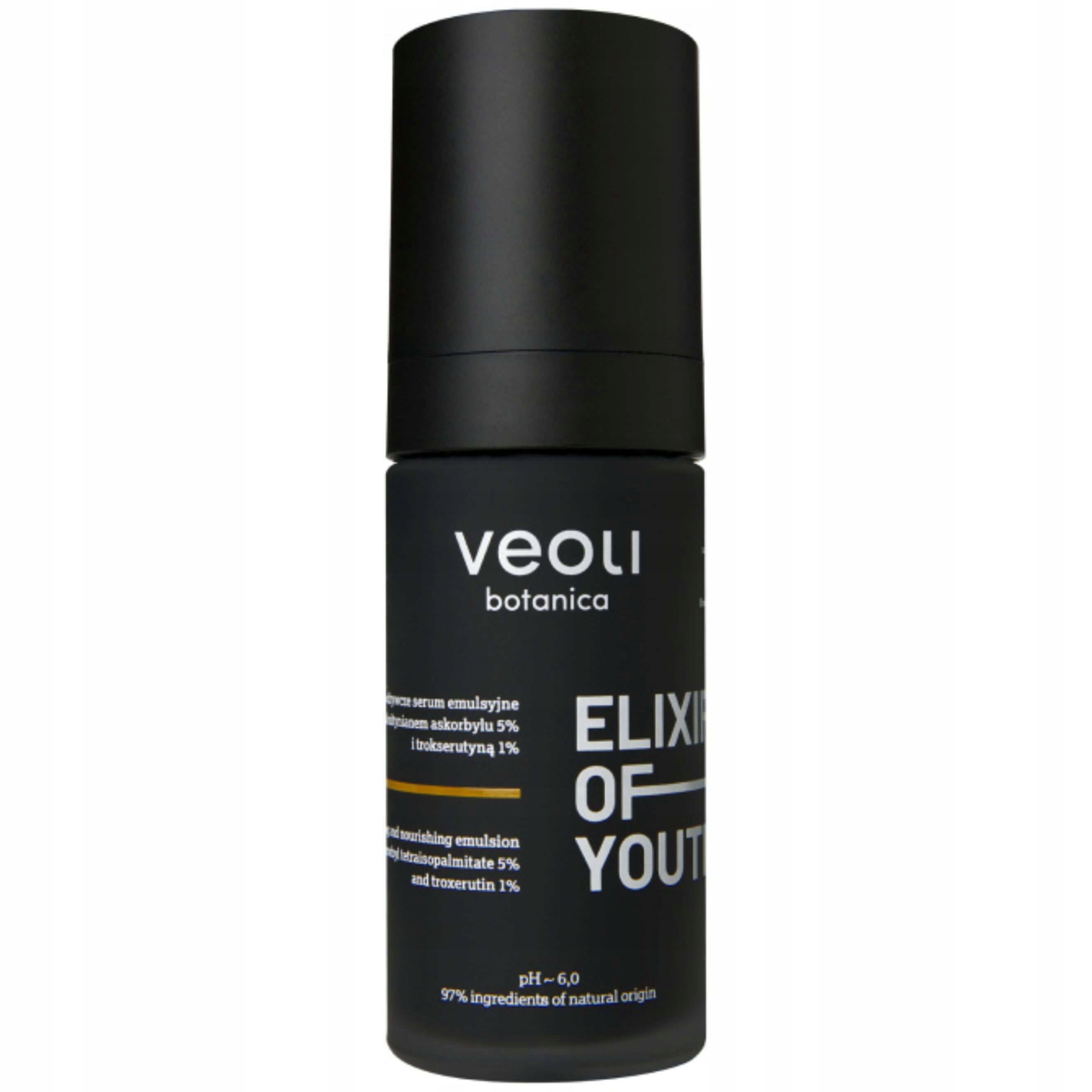 Veoli Botanica Elixir Of Youth Rozjasňující a vyživující pleťové sérum 30 ml