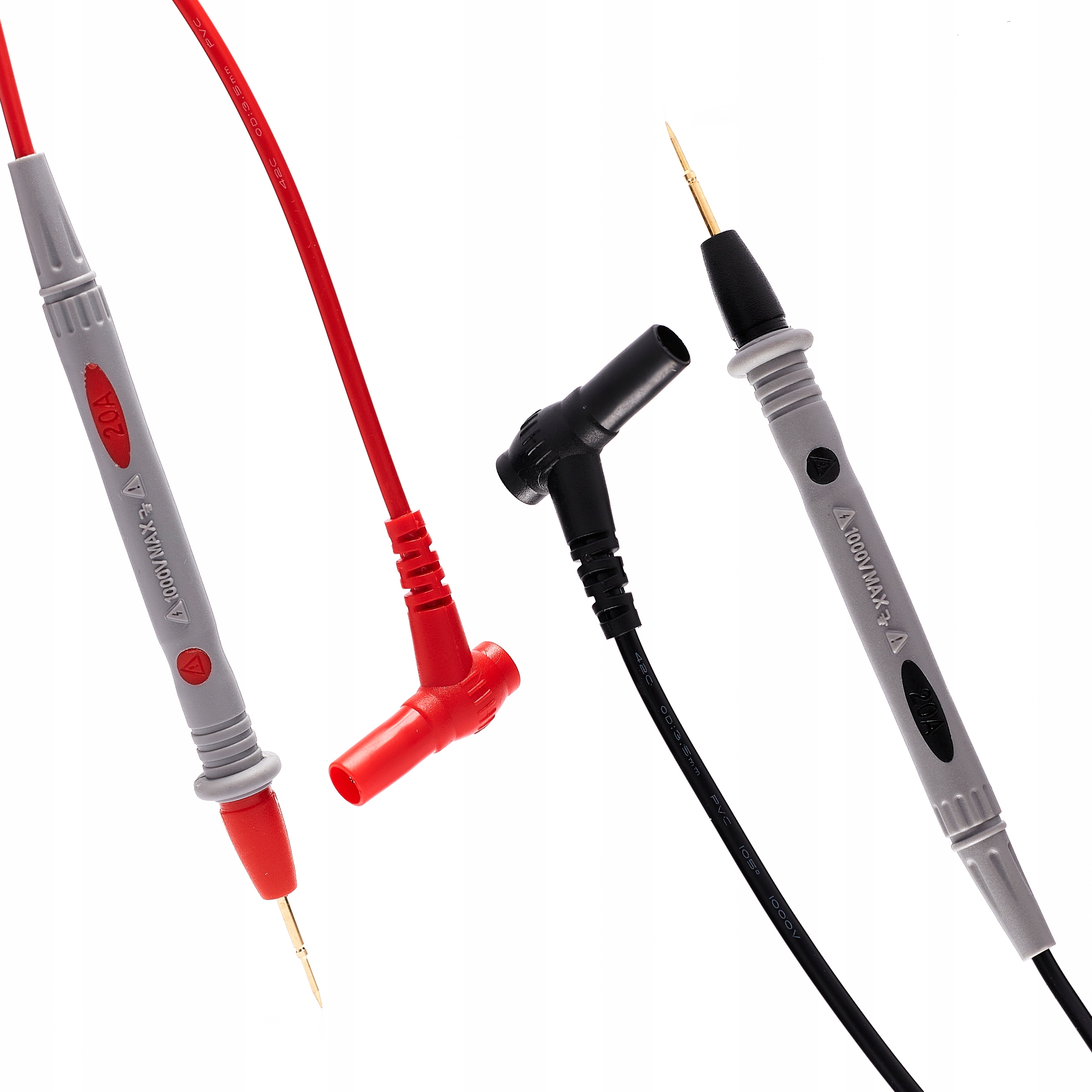 PORZĄDNE PRZEWODY POMIAROWE DO MULTIMETRU 103CM