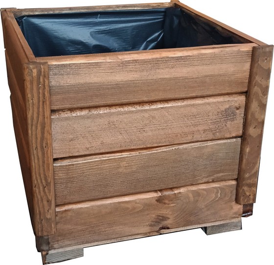 Donica Skrzynka Prostokąt 42x38 wysoka 36 cm Ciężka 7 kg