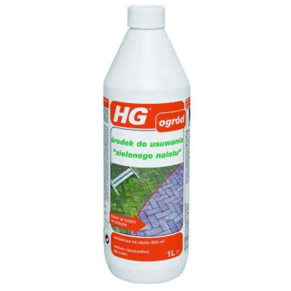 Hg odstraňovač zeleného nánosu. řasy z terasy 1 l