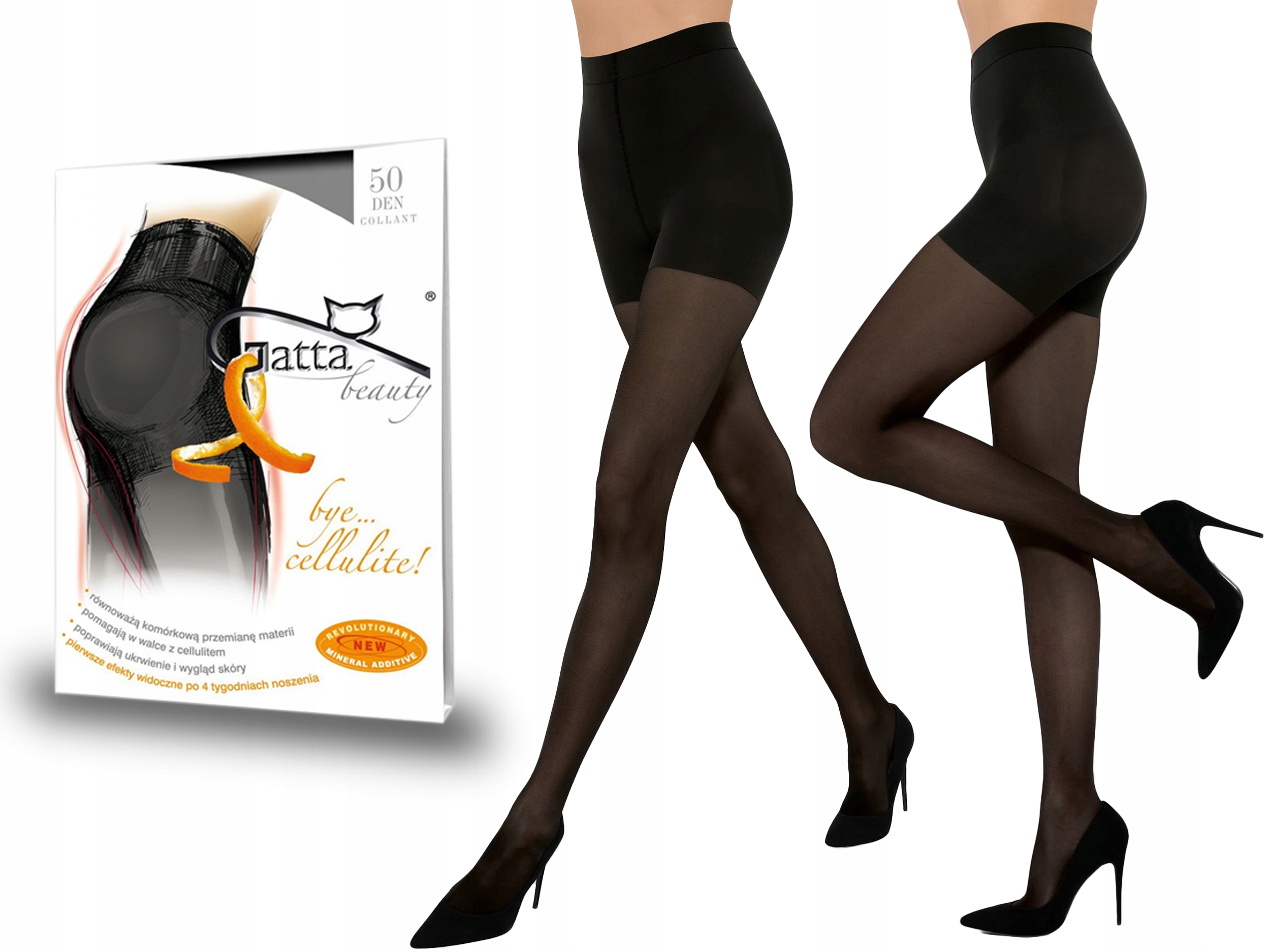 

Rajstopy Gatta Bye Cellulite, 20 den, nero, 4-L