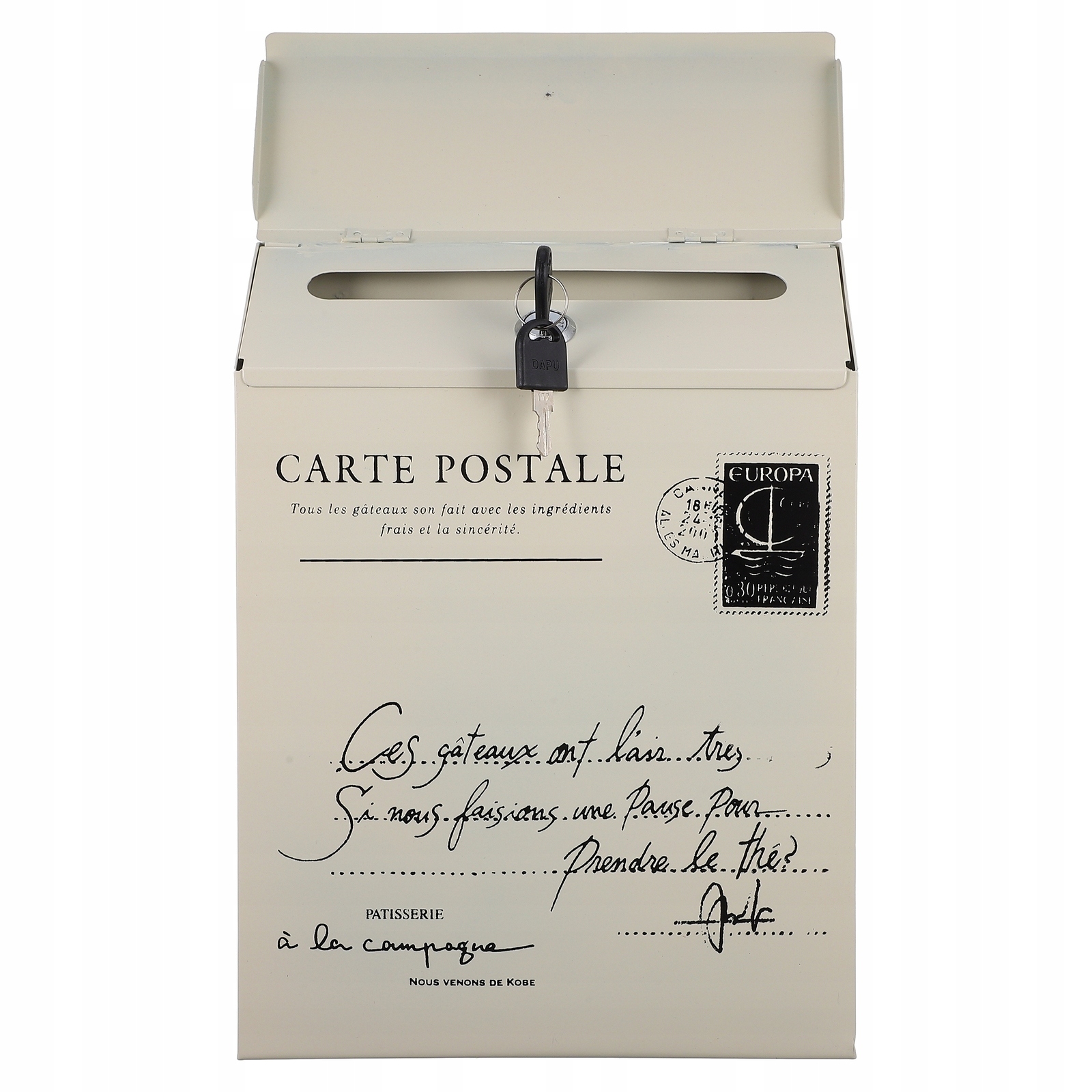 SKRZYNKA POCZTOWA WYSTRÓJ RETRO VINTAGE METAL