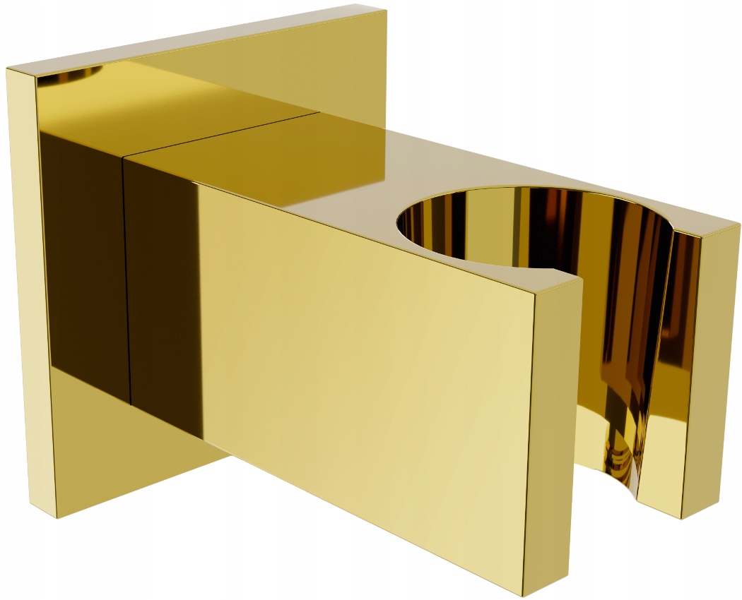 

Mexen Cube Uchwyt Prysznicowy Mosiądz Złoty