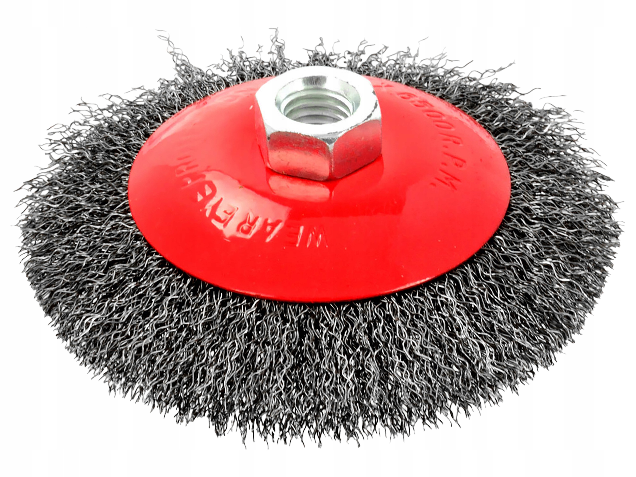 SZCZOTKA DRUCIANA BOCZNA 115mm M14 DRUT STALOWY