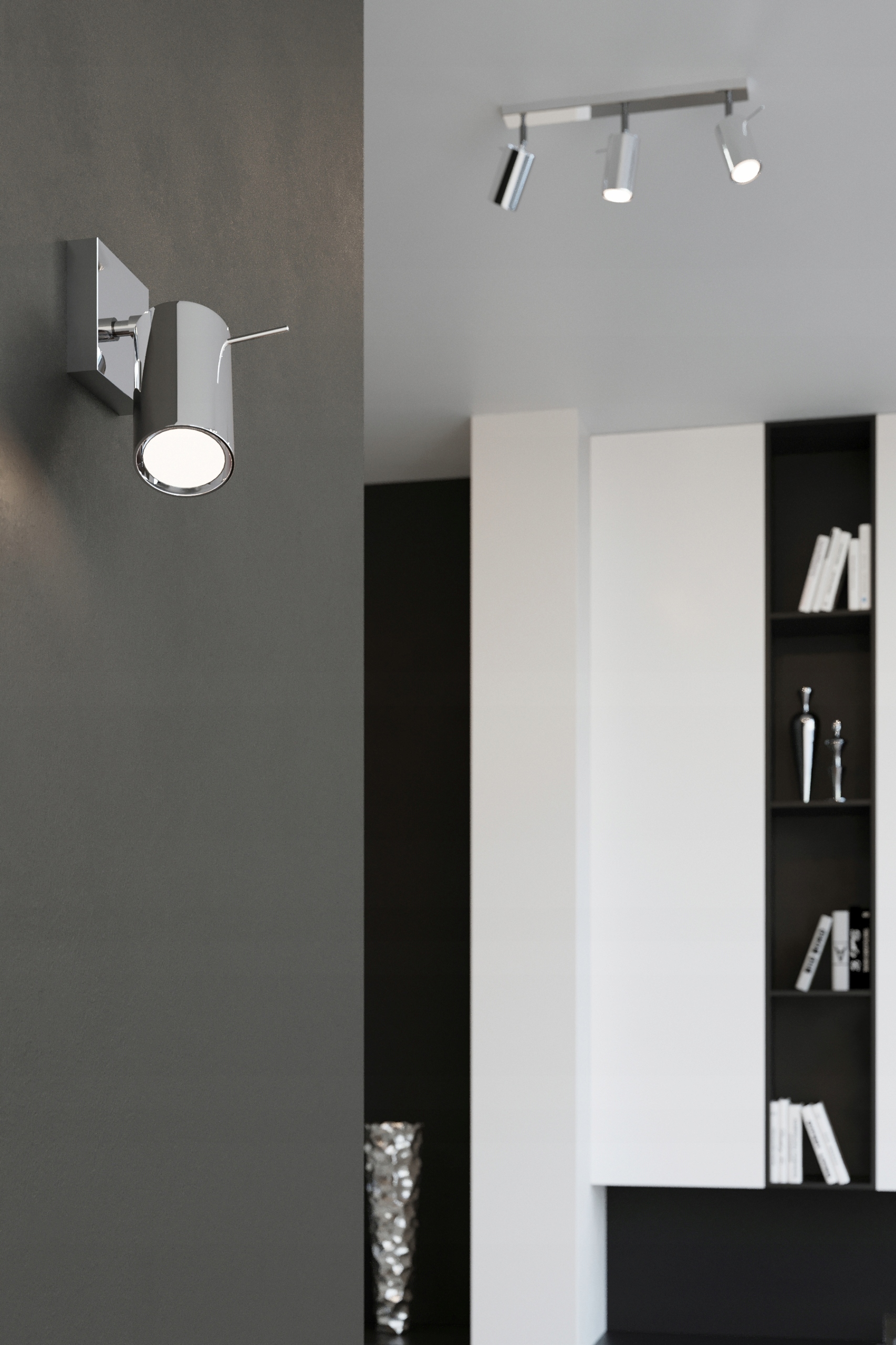 Plafon RING 6L chrom Listwa GU10 SL.0732 SOLLUX Kolor chrom