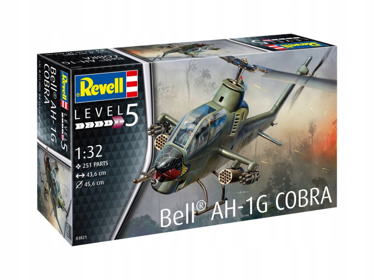 Revell 03821 Śmigłowiec do sklejenia AH-1G Cobra