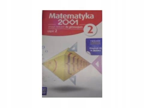 Matematyka 2001 2 zeszyt ćwiczeń część 2. Outlet -