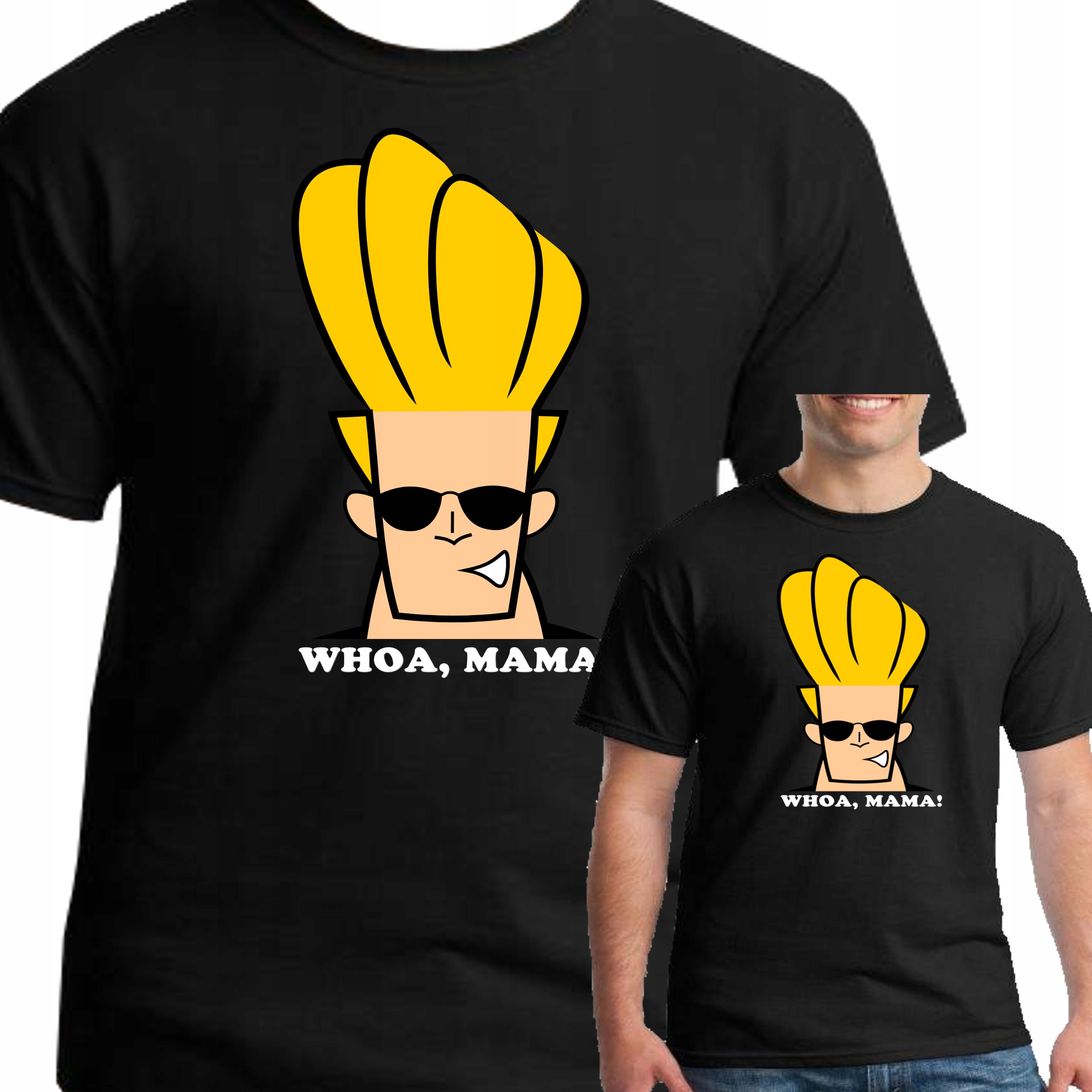 

Koszulka Johny Bravo Cartoon XL 3049 Czarna