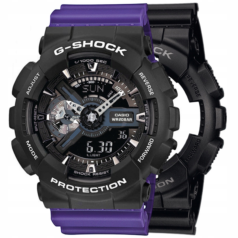 Hodinky Casio G-Shock Set GA-110-1BER Bezel 10508136 Řemínek 10498156