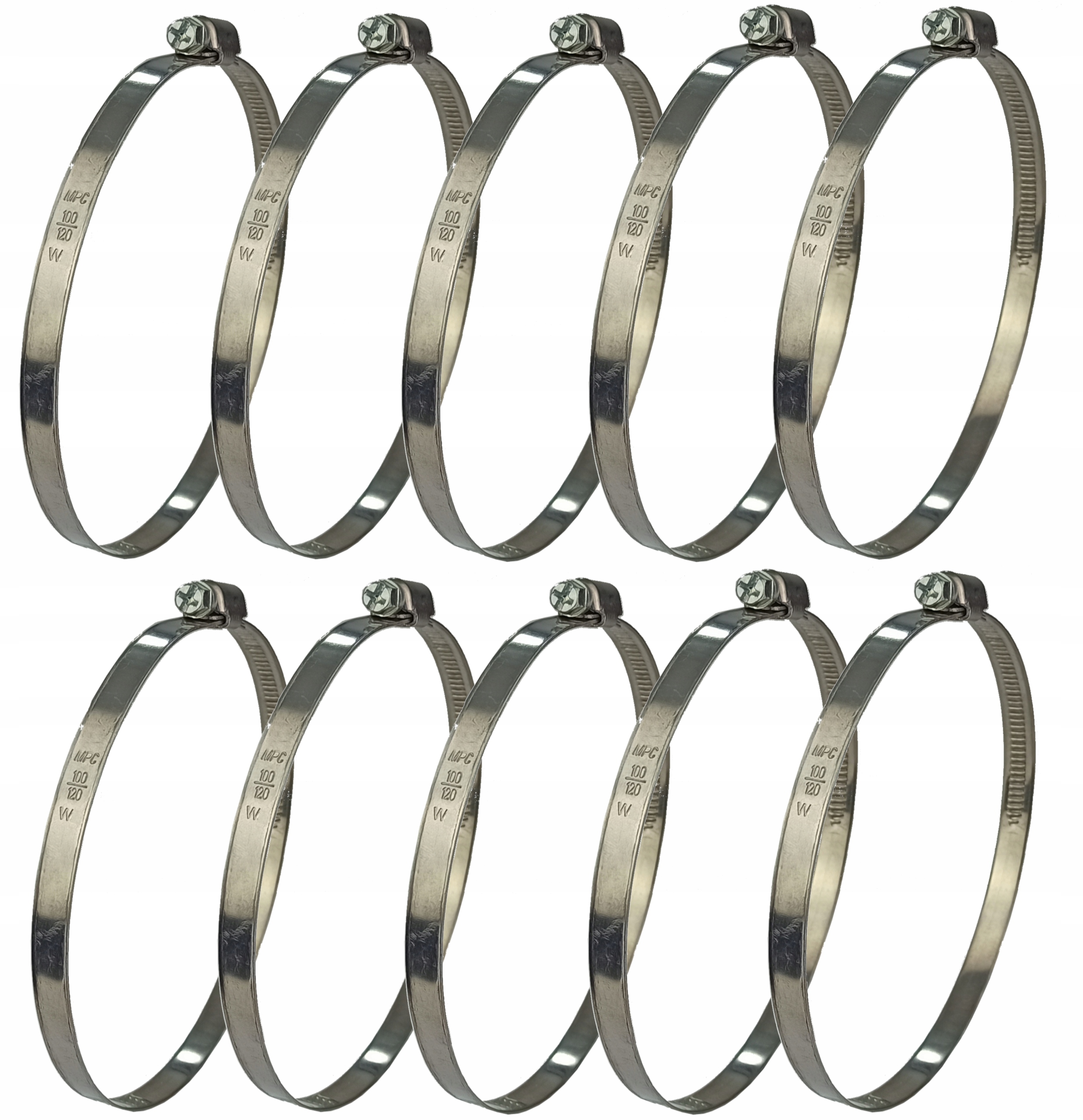 

Opaska Obejma Zaciskowa Cybant 100-120 10 Szt