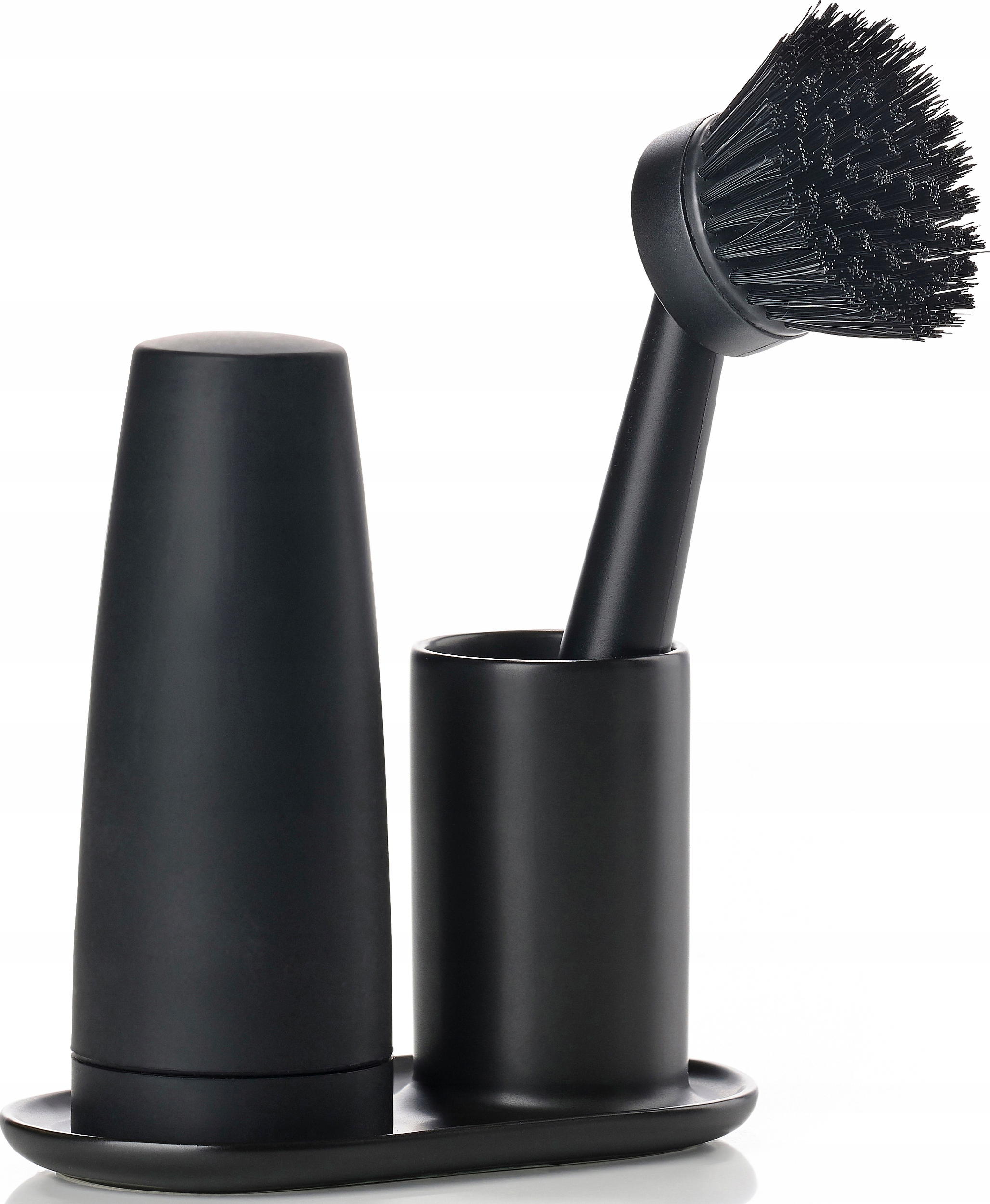 Zone Organizér do dřezu Dávkovač na tekutiny, černý