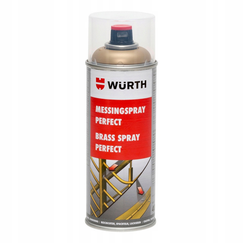Würth Spray Mosiężny Perfect 400ml Powłoka Ochronna 0893 114 117