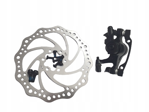 Hamulec tarczowy mechaniczny Saccon 160 mm tył