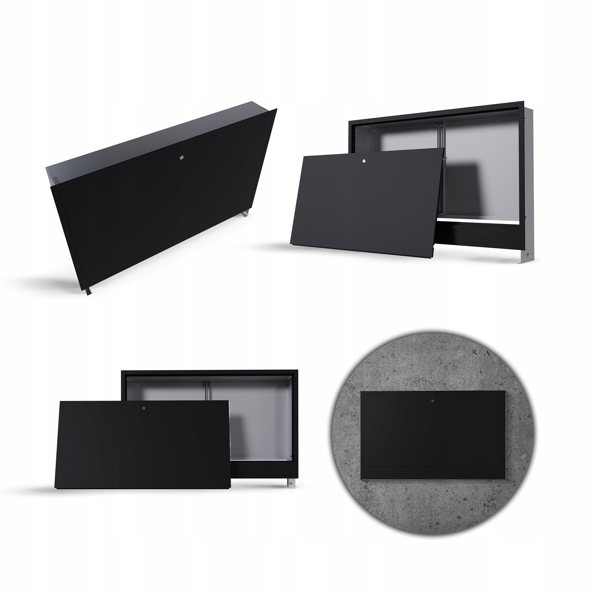 Podomietková skrinka 13-14 obvodov pre rozdeľovač podlahového vykurovania