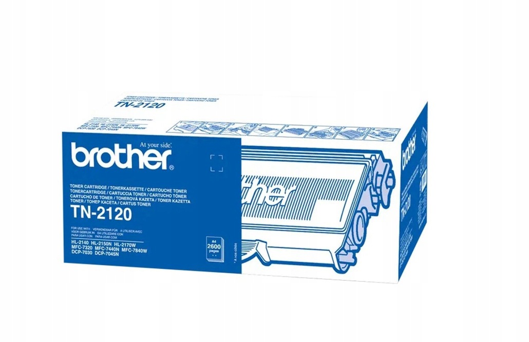 Toner Brother TN-2120 K Oryginał Black DCP-7030 DCP-7040 HL-2140 MFC-7320