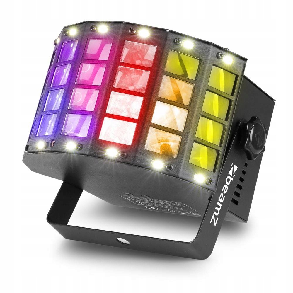 Reflektor LED RGBW 2w1 Derby Stroboskop DMX pilot Model DerbyStrobe