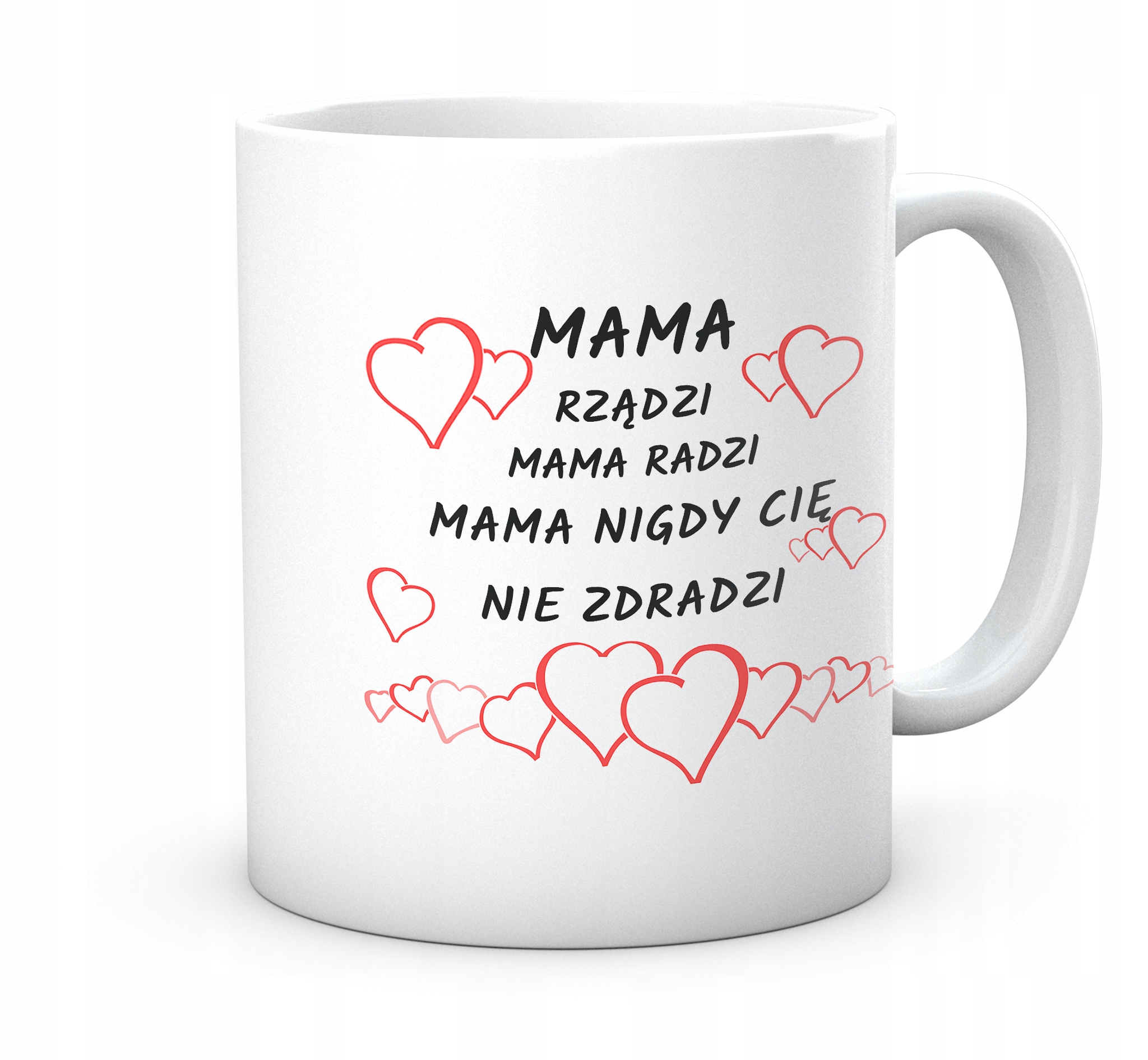

Kubek dla Mamy. Mama Rządzi Mama Radzi Nie Zdradzi