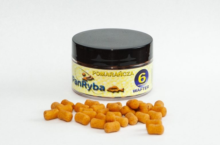 Waftersy 6 mm Pomarańcza