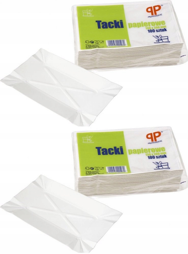 

Tacki jednorazowe Pp Professional 13-20cm 200szt