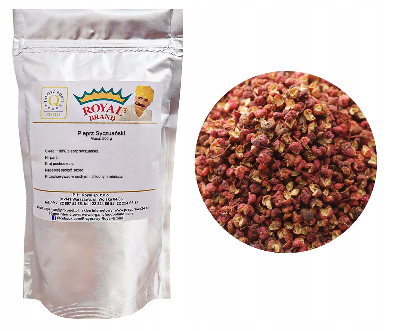 Pepř Zrno 500g Sečuánský Royal Brand