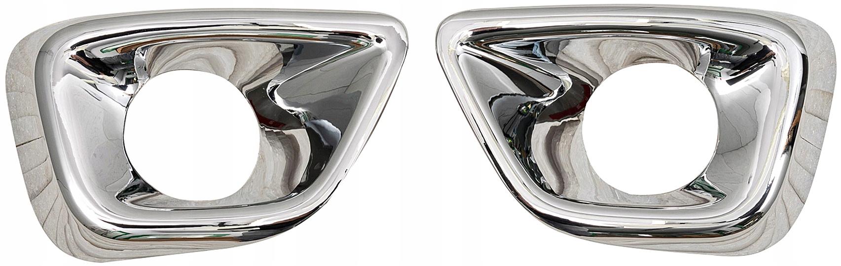ДЖИП КОМПАС 11-14 ХРОМ. ПЕРЕДНИЕ ГАЛОГЕННЫЕ КРЫШКИ