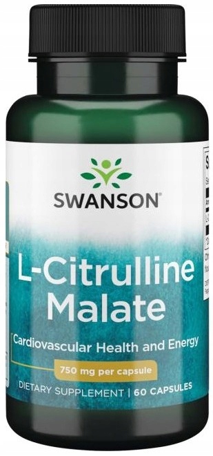 

Swanson L-citrulline Malate 750mg 60k Cytrulina