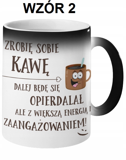 KUBEK MAGICZNY UPOMINEK KAWA PRACA KOLEŻANKA Materiał ceramika