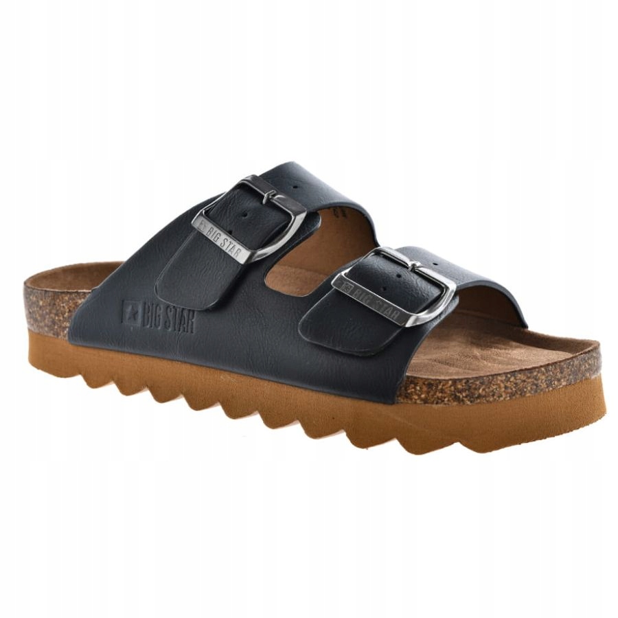 KLAPKI DAMSKIE BIG STAR ELEGANCKIE WYGODNE Z KLAMRAMI Marka Big Star