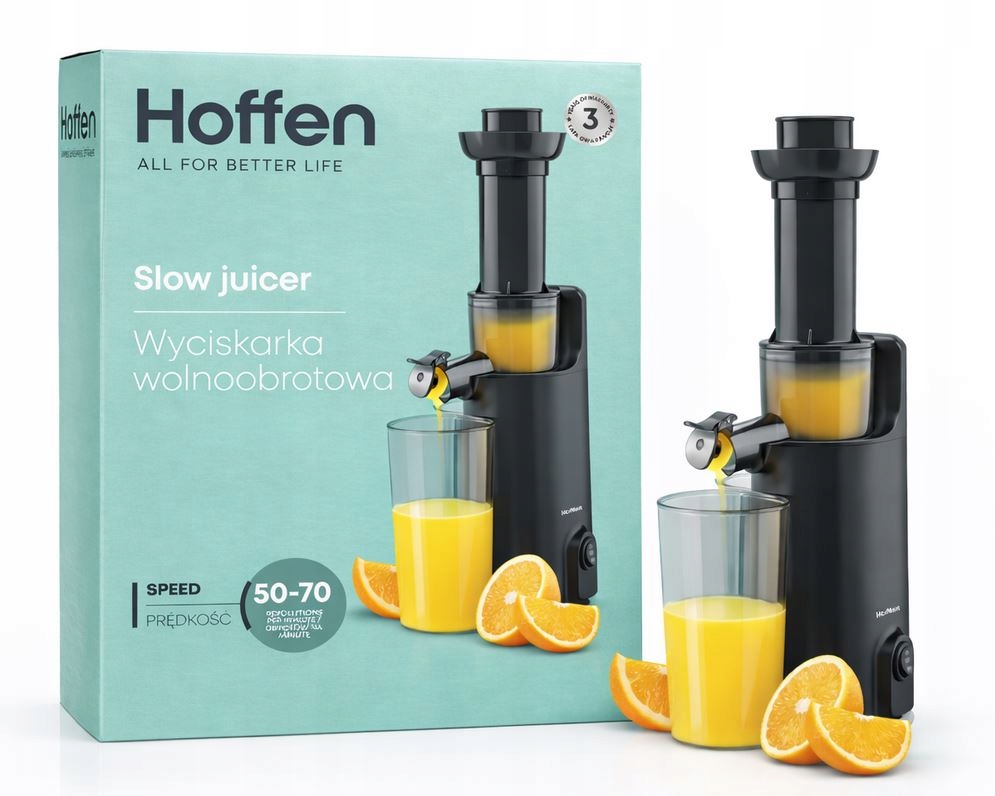 Wyciskarka wolnoobrotowa pionowa Hoffen HO-00120 120 W