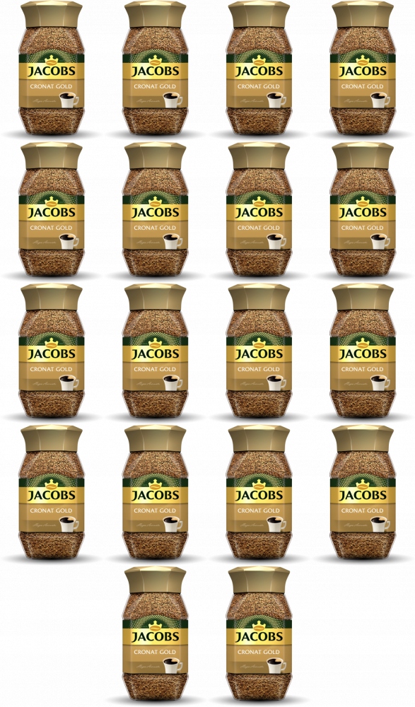 Jacobs Cronat Gold Kawa rozpuszczalna słoik 100g x 18 szt